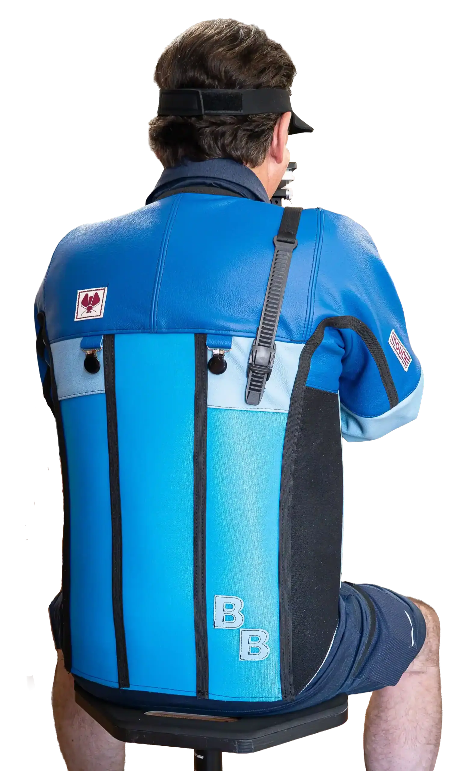 mouche_Schießjacke_Alemannia 3D_Auflage_blau_back mouche_Schießjacke_Alemannia 3D_Auflage_blau_back