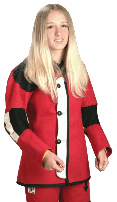 Schiessjacke Junior in Rot
