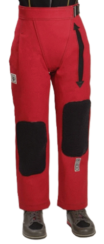 mouche_Schießhose_Junior_red_front