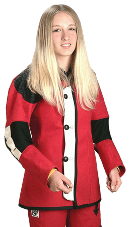 Schiessjacke Junior in Rot_Small